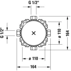 Duravit Grundkörper Bluebox® 18,6 Mm (G 1/2") 5 Duravit Grundkörper Bluebox® 18,6 Mm (G 1/2") -Grohe Geschäft 946929 4123 GK0900000000V
