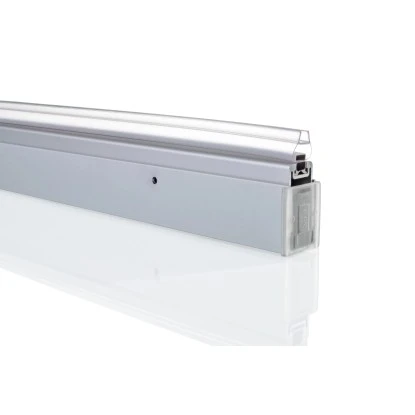 Hüppe Ergänzungs-Set Nische Design Elegance 200 Cm Silber Matt 1 Hüppe Ergänzungs-Set Nische Design Elegance 200 Cm Silber Matt