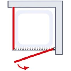 Schulte Sunny Drehtür Mit Verkürzter Seitenwand Echtglas Klar Alpinweiß 16 Schulte Sunny Drehtür Mit Verkürzter Seitenwand Echtglas Klar Alpinweiß -Grohe Geschäft 984679 2053 3