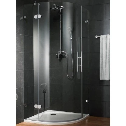 Schulte Runddusche Davita 3-teilig Echtglas Chrom 1 Schulte Runddusche Davita 3-teilig Echtglas Chrom