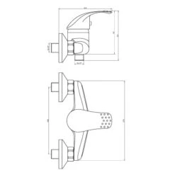 Eisl ROMA Duscharmatur Chrom 7 Eisl ROMA Duscharmatur Chrom -Grohe Geschäft armaturromachrom Zeichnung