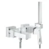 Grohe Einhand-Wannenbatterie Eurocube DN 15 Mit Brausegarnitur