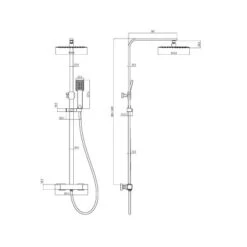 Eisl Überkopfbrause-Set Calvino Chrom Mit Thermostatarmatur 13 Eisl Überkopfbrause-Set Calvino Chrom Mit Thermostatarmatur -Grohe Geschäft esetcalvinochrom Zeichnung