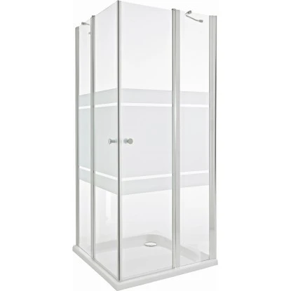 Eckeinstieg Pelmo Chrom 195 Cm X 90 Cm X 90 Cm 2 Eckeinstieg Pelmo Chrom 195 Cm X 90 Cm X 90 Cm – Bild 2