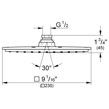 Grohe Kopfbrause Rainshower Allure 230 2 Grohe Kopfbrause Rainshower Allure 230 – Bild 2