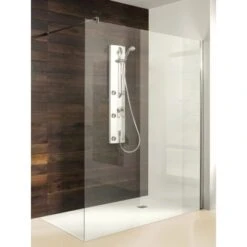 Breuer Walk-In Duschwand Entra Chrom Klarglas 100 Cm -Grohe Geschäft tenwand klarglas typ0886 1